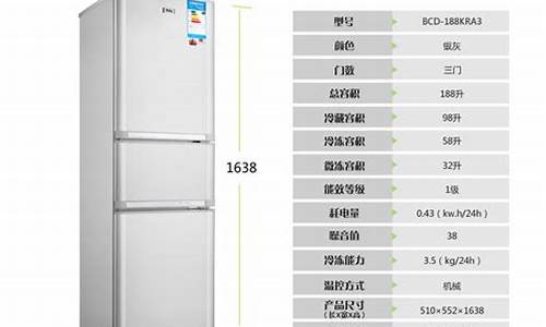 一般单门冰箱尺寸_单门冰箱尺寸图片大全