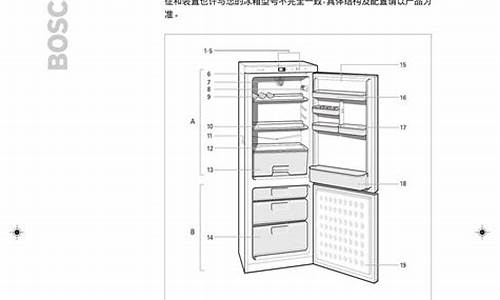 bosch冰箱说明书_bosch冰箱说明书详解